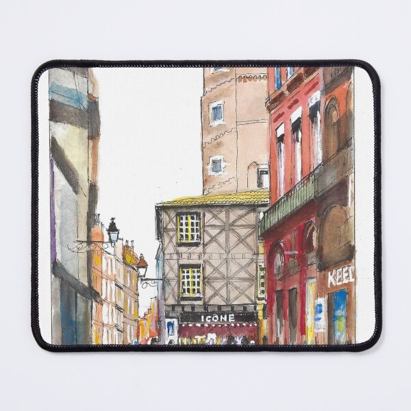Item preview, Street Scene Toulouse France designed and sold by Dai Wynn Fine Art.