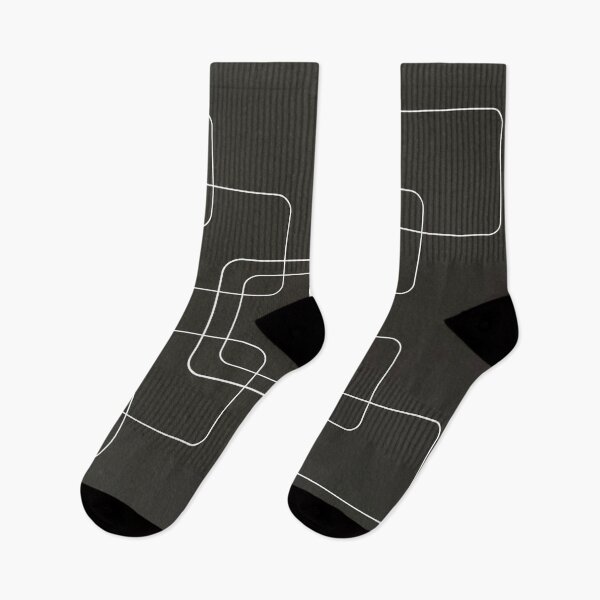 Item preview, Black and white rectangle pattern designed and sold by smh2.