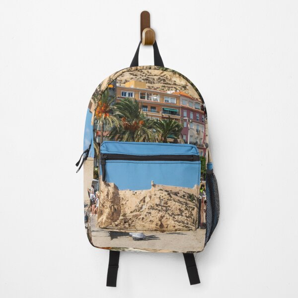 Item preview, Beach overlooked by the castle, Alicante, Costa Blanca, Spain designed and sold by Kevin Hellon.