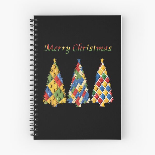 Item preview, Colorful Christmas Trees Made of Building Blocks for the Holidays designed and sold by ElenaHrubes.