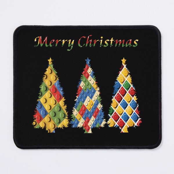 Item preview, Colorful Christmas Trees Made of Building Blocks for the Holidays designed and sold by ElenaHrubes.