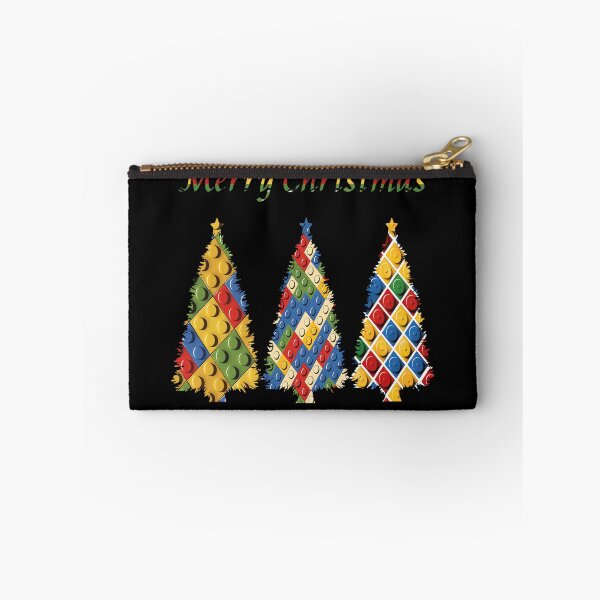 Item preview, Colorful Christmas Trees Made of Building Blocks for the Holidays designed and sold by ElenaHrubes.