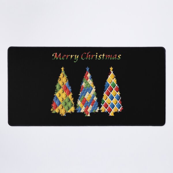 Item preview, Colorful Christmas Trees Made of Building Blocks for the Holidays designed and sold by ElenaHrubes.