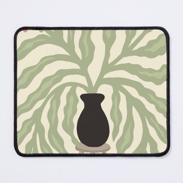 Item preview, Vase on Stool Floral Abstract Illustration designed and sold by FadedFlorals.
