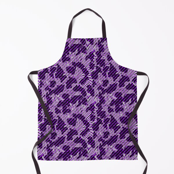 Item preview, Dense Hypnotic Cow print Black and Purple Stripe Blend designed and sold by TheRulerofEarth.
