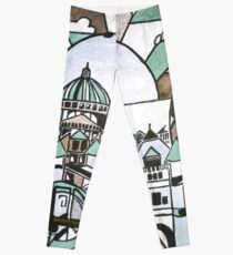 London underground blue Leggings