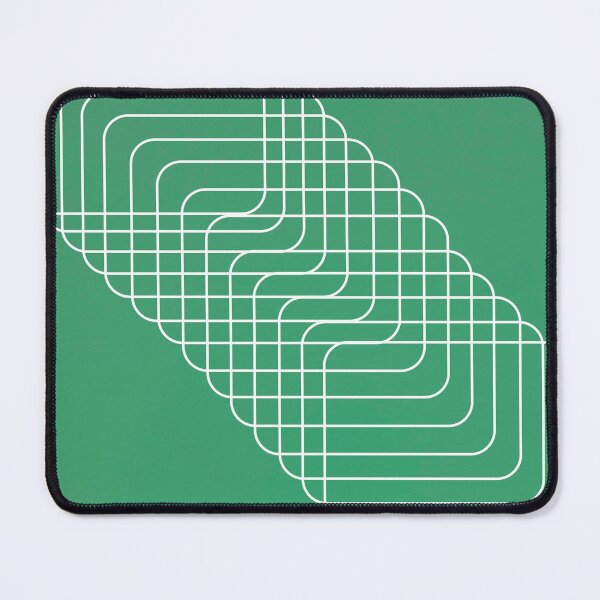Item preview, Green and white rectangle design designed and sold by smh2.