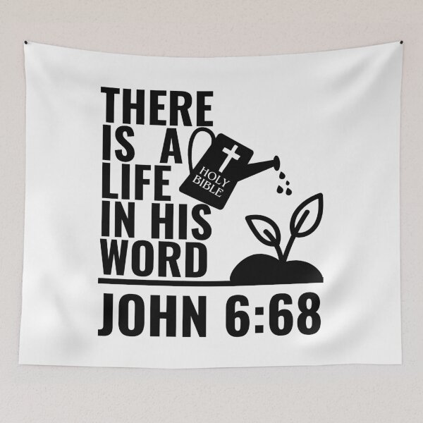 Item preview, There Is A Life In His Word, Holy Bible  designed and sold by MoriaStore.