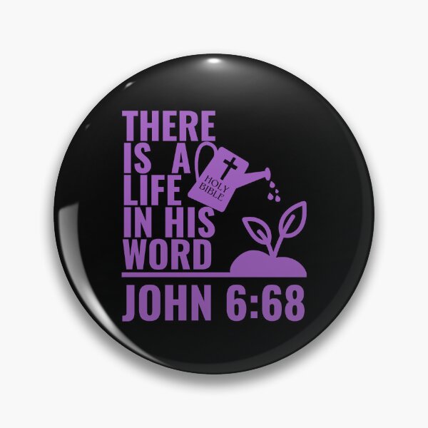 Item preview, There Is A Life In His Word, Christian Quotes designed and sold by MoriaStore.
