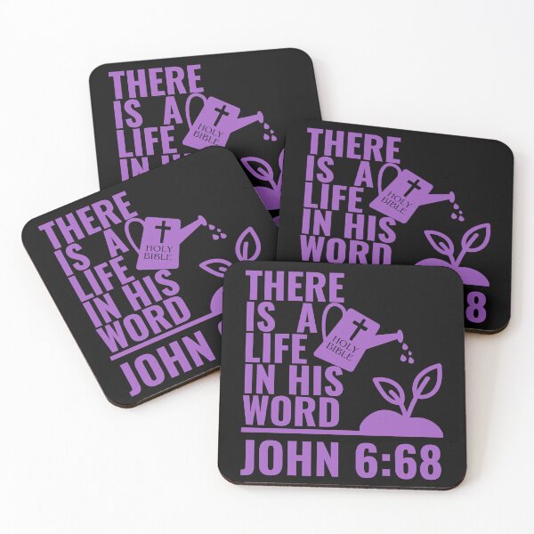 Item preview, There Is A Life In His Word, Christian Quotes designed and sold by MoriaStore.