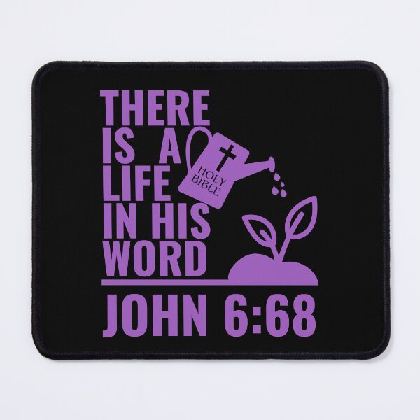 Item preview, There Is A Life In His Word, Christian Quotes designed and sold by MoriaStore.
