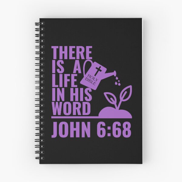 Item preview, There Is A Life In His Word, Christian Quotes designed and sold by MoriaStore.