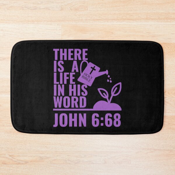 Item preview, There Is A Life In His Word, Christian Quotes designed and sold by MoriaStore.