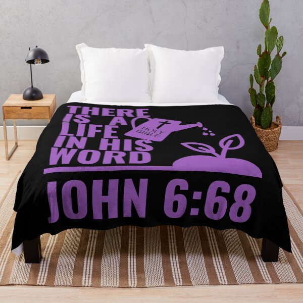 Item preview, There Is A Life In His Word, Christian Quotes designed and sold by MoriaStore.