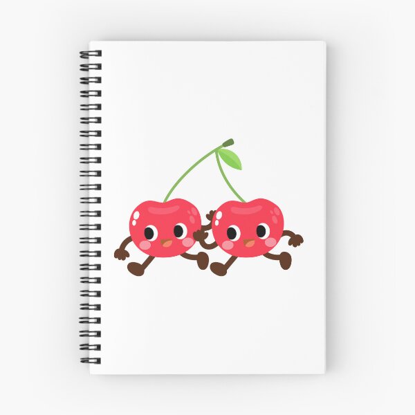 Item preview, Funny Kawaii Cherries friend cartoon, Cute fruit runing designed and sold by NoeySmiley55.