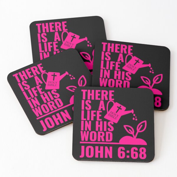 Item preview, There Is A Life In His Word, Faith Quotes designed and sold by MoriaStore.