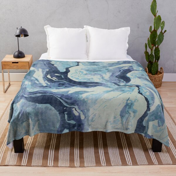Item preview, Blue and White Water / Marble Pattern designed and sold by kubloc.