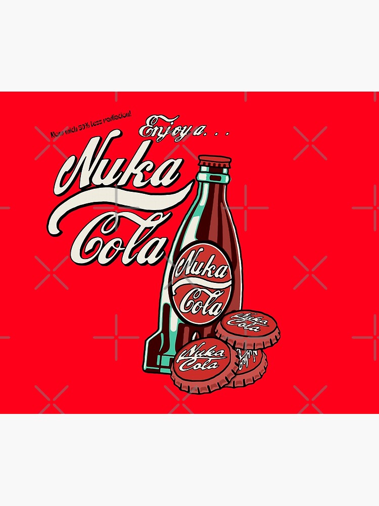 Imagen 6 de 6, Manta con la obra ¡Disfruta de una Cola! (roja), diseñada y vendida por Ratch2929.