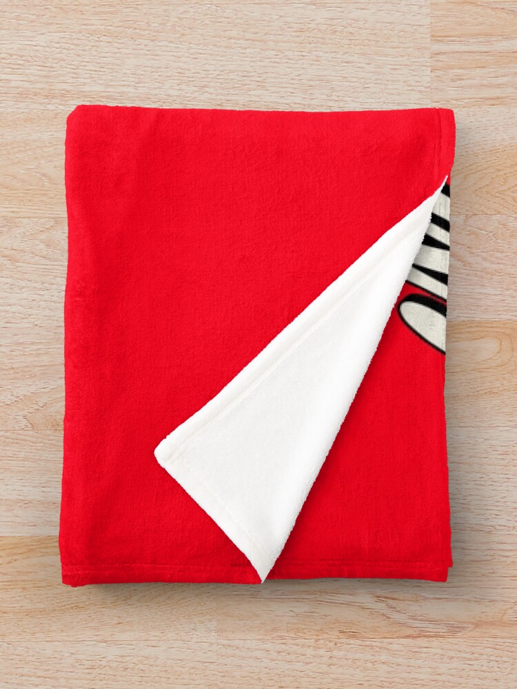 Imagen 3 de 6, Manta con la obra ¡Disfruta de una Cola! (roja), diseñada y vendida por Ratch2929.
