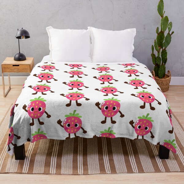 Item preview, Funny Strawberry cartoon, Cute fruit designed and sold by NoeySmiley55.