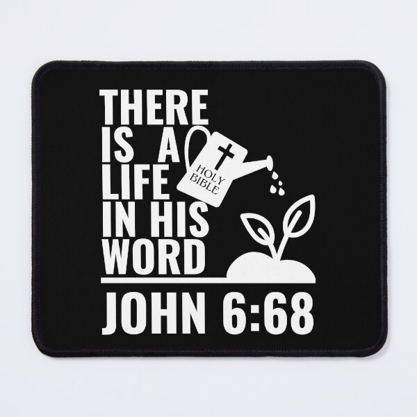 Item preview, There Is A Life In His Word, Bible Verse designed and sold by MoriaStore.