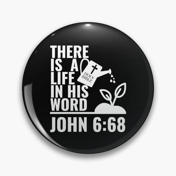 Item preview, There Is A Life In His Word, Bible Verse designed and sold by MoriaStore.
