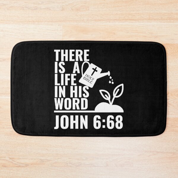 Item preview, There Is A Life In His Word, Bible Verse designed and sold by MoriaStore.