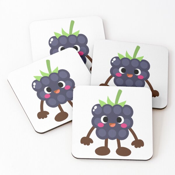 Item preview, Funny Blackberry cartoon, Cute fruit  designed and sold by NoeySmiley55.