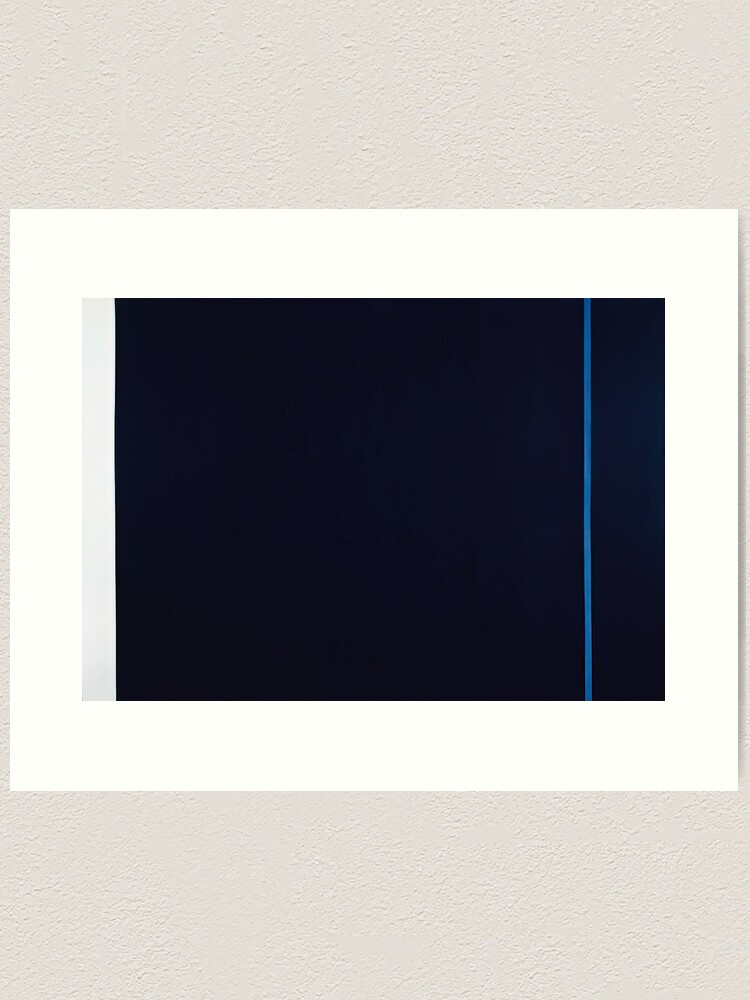 Aperçu 2 sur 3. Impression artistique avec l'œuvre Barnett Newman créée et vendue par ArtNest4.