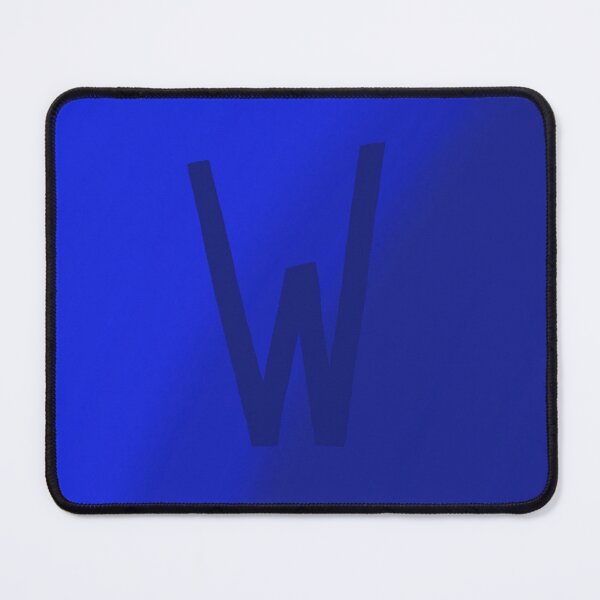 Item preview, Dark Blue W with Gradient Background designed and sold by MusicQueen17.