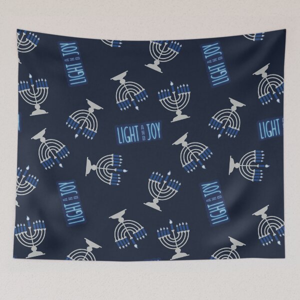 Item preview, Light and Joy - Hanukkah Menorahs designed and sold by Procraftinate.