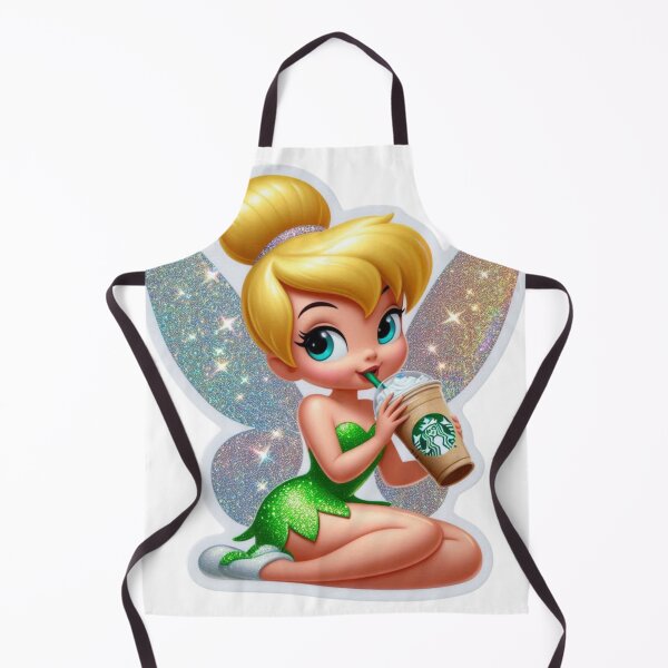 Item preview, ✨ Tinkerbell's with Starbucks Sparkle & Holographic Art Print ✨ designed and sold by Jhoane.