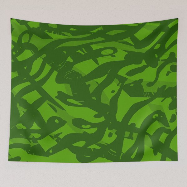 Item preview, Green Modern Camo designed and sold by kubloc.