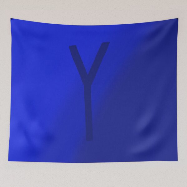 Item preview, Dark Blue Y with Gradient Background designed and sold by MusicQueen17.