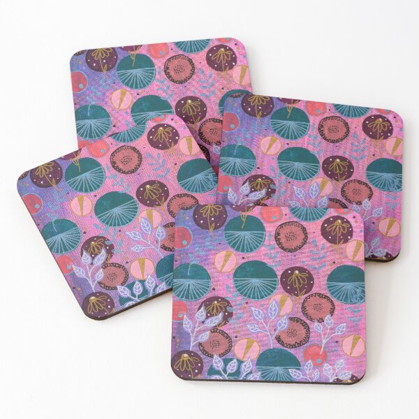 Item preview, Celestial Blooms, Acrylic & Ink designed and sold by ellisartstudio.