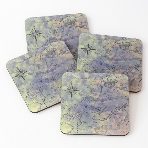 Item preview, nautical map designed and sold by NeonEye-Designs.