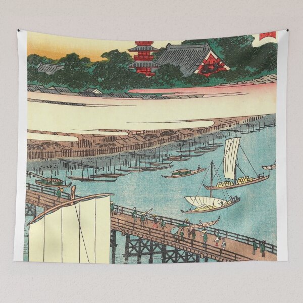 Item preview, View of Ryōgoku Bridge and Senso-ji Temple designed and sold by MINE Design-Works.