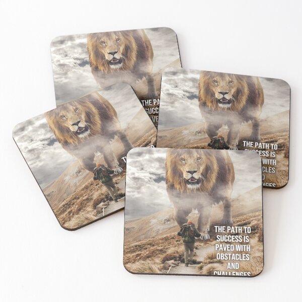 Item preview, Path To Success, Lion - Success Motivational designed and sold by chantastical.