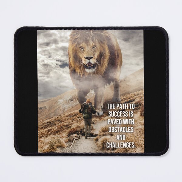 Item preview, Path To Success, Lion - Success Motivational designed and sold by chantastical.