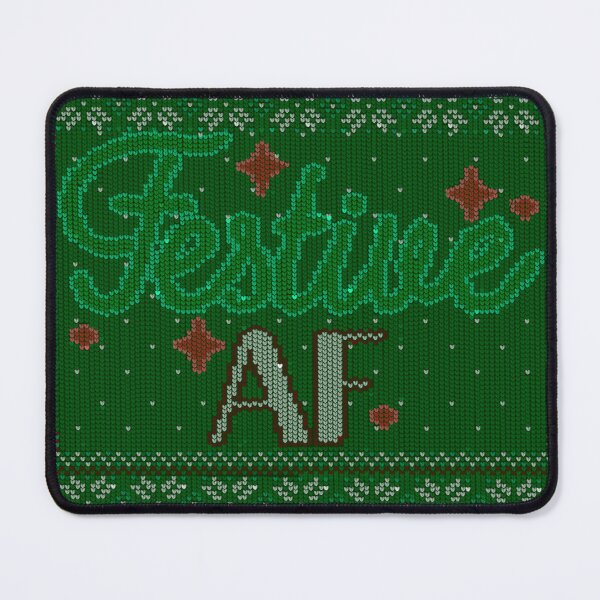 Item preview, Festive AF holiday sweater knit designed and sold by ExtraCaffeine.