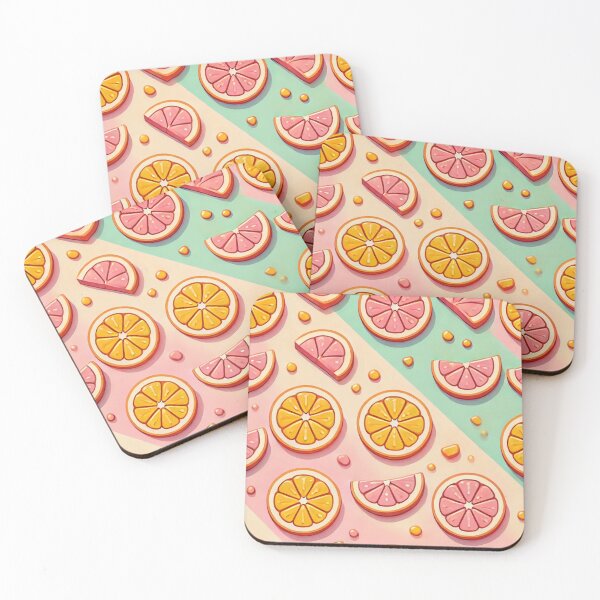 Item preview, Retro Lemon Slice Pattern designed and sold by Porosenok.