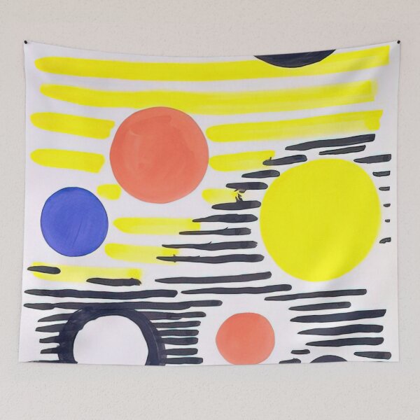 Item preview, Alexander Calder - 7 CIRCLES ABSTRACT 1966 designed and sold by HueWave2.