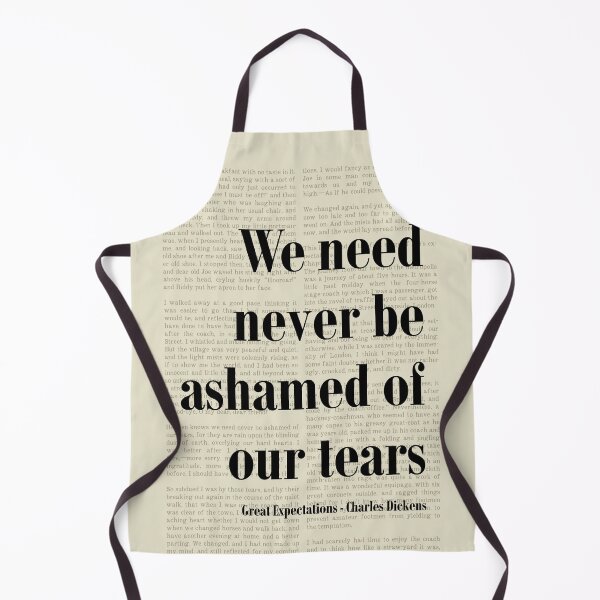 Item preview, Great Expectations Never be Ashamed Charles Dickens Quote Art designed and sold by kakarikihill.