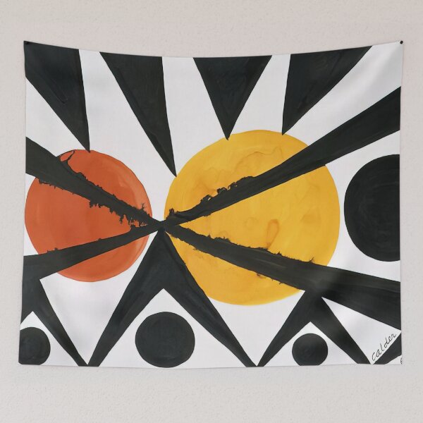 Item preview, Alexander Calder - ACROSS THE ORANGE MOONS 1967 designed and sold by HueWave2.