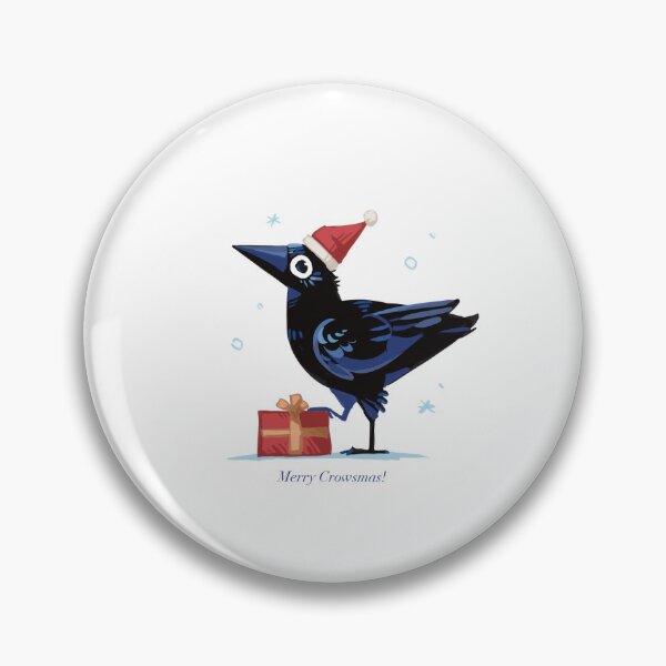 Item preview, Christmas Cheer Crow designed and sold by HalfwayATFinish.