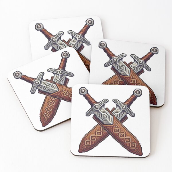 Item preview, Crossed Swords designed and sold by ArcaneAuraGuild.