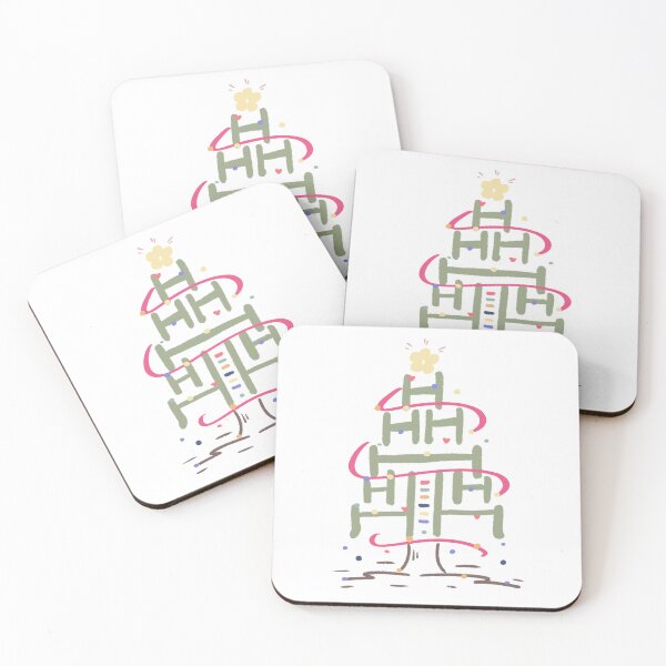 Item preview, Alphabet H And Cutey Flower Christmas Tree designed and sold by ImhStephanie421.