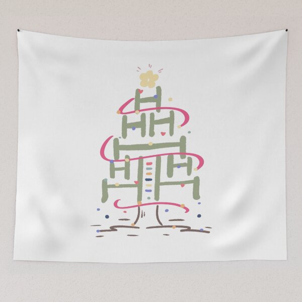 Item preview, Alphabet H And Cutey Flower Christmas Tree designed and sold by ImhStephanie421.