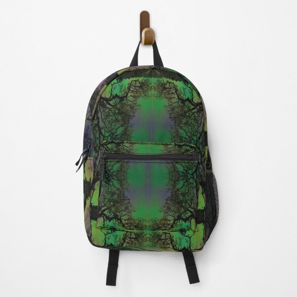 Item preview, Trippy vibes, tree scape, psychedelic rainbow, aurora designed and sold by aadventures.