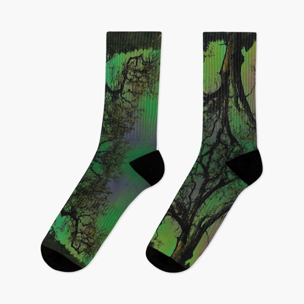 Item preview, Trippy vibes, tree scape, psychedelic rainbow, aurora  designed and sold by aadventures.